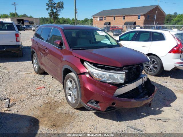  Salvage Toyota Highlander