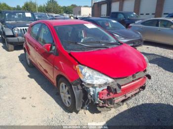  Salvage Toyota Prius c