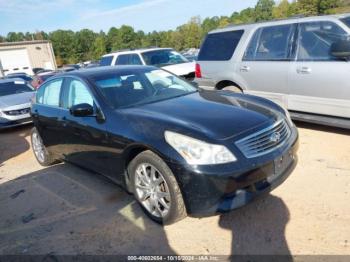  Salvage INFINITI G37x