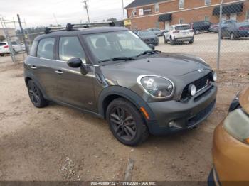  Salvage MINI Countryman