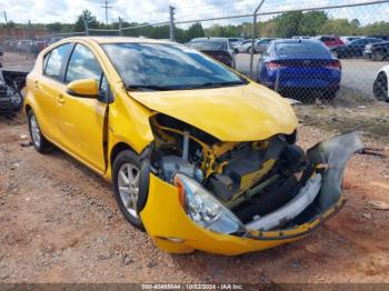  Salvage Toyota Prius c