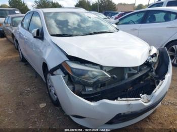  Salvage Toyota Corolla