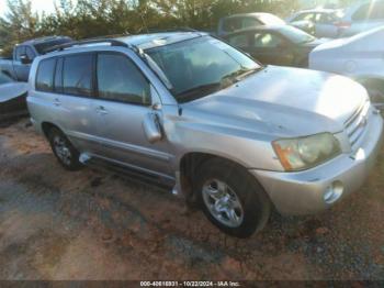  Salvage Toyota Highlander