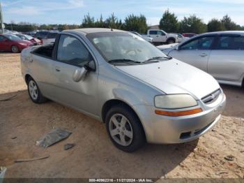  Salvage Chevrolet Aveo