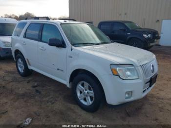  Salvage Mercury Mariner Hybrid