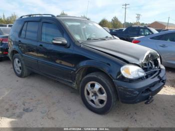  Salvage Mercedes-Benz M-Class