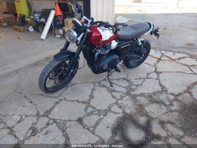  Salvage Triumph Motorcycle Scrambler