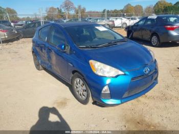  Salvage Toyota Prius c