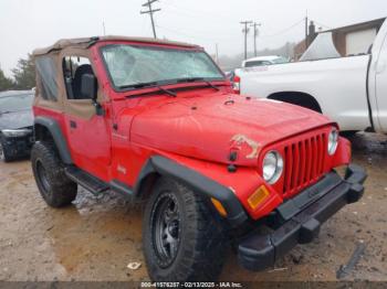  Salvage Jeep Wrangler