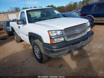  Salvage Chevrolet Silverado 2500