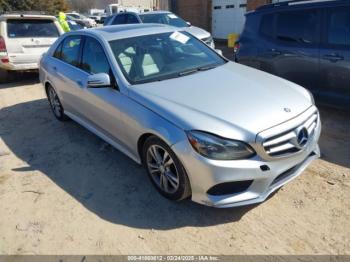  Salvage Mercedes-Benz E-Class