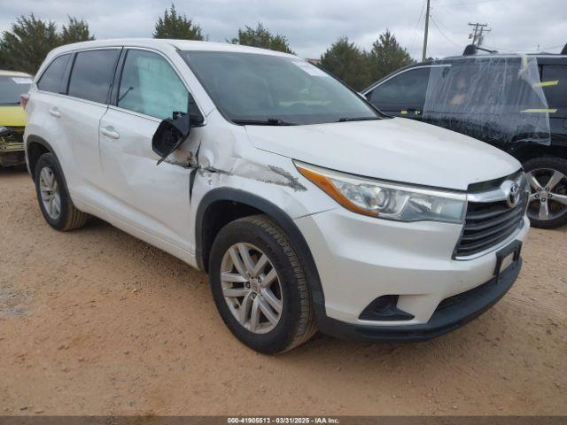  Salvage Toyota Highlander