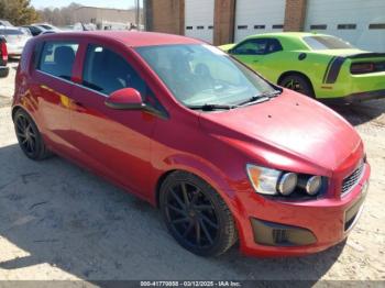  Salvage Chevrolet Sonic
