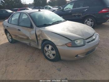  Salvage Chevrolet Cavalier