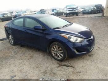  Salvage Hyundai ELANTRA