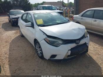  Salvage Toyota Corolla