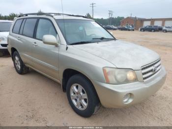  Salvage Toyota Highlander