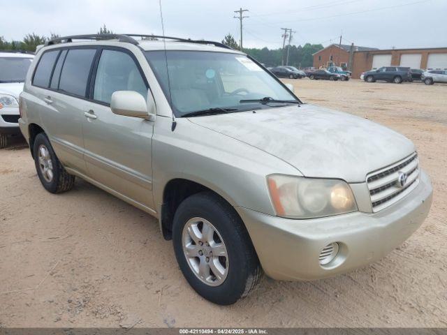  Salvage Toyota Highlander