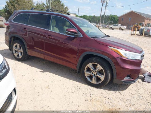  Salvage Toyota Highlander