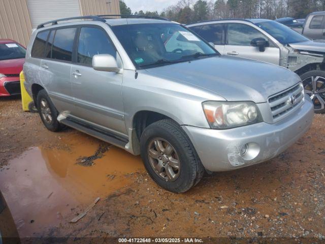  Salvage Toyota Highlander