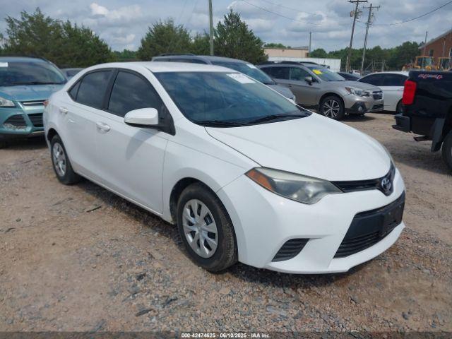  Salvage Toyota Corolla