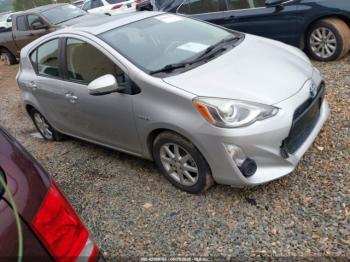  Salvage Toyota Prius c