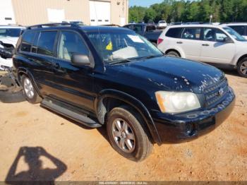  Salvage Toyota Highlander