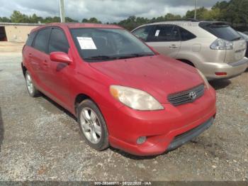  Salvage Toyota Matrix