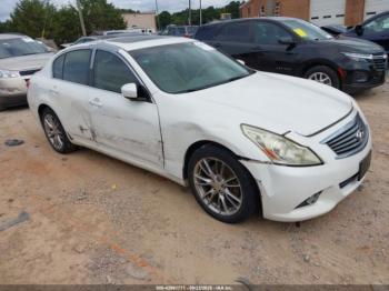  Salvage INFINITI G37x
