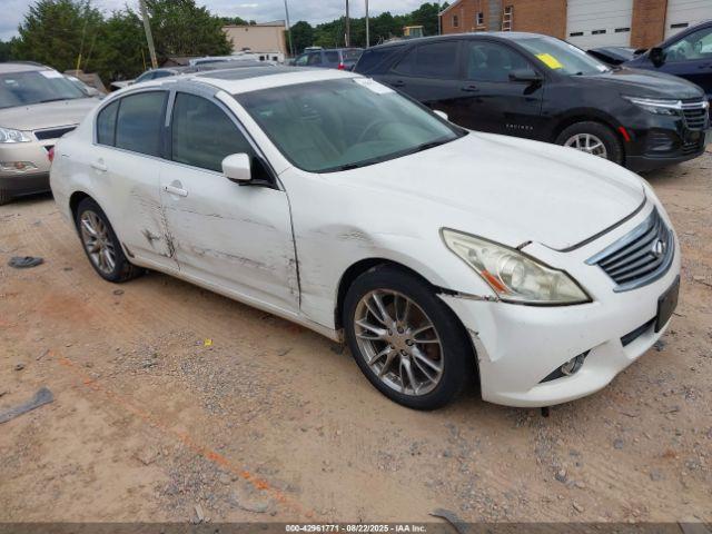  Salvage INFINITI G37x