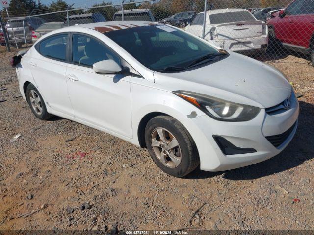  Salvage Hyundai ELANTRA