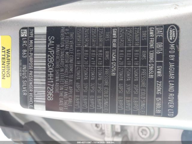 Land Rover Range Rover Evoque Image 3