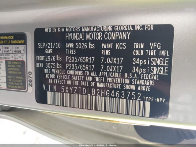 Hyundai SANTA FE 2.4l Image 16