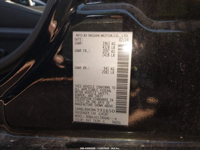 Nissan Altima Sv Fwd Image 12