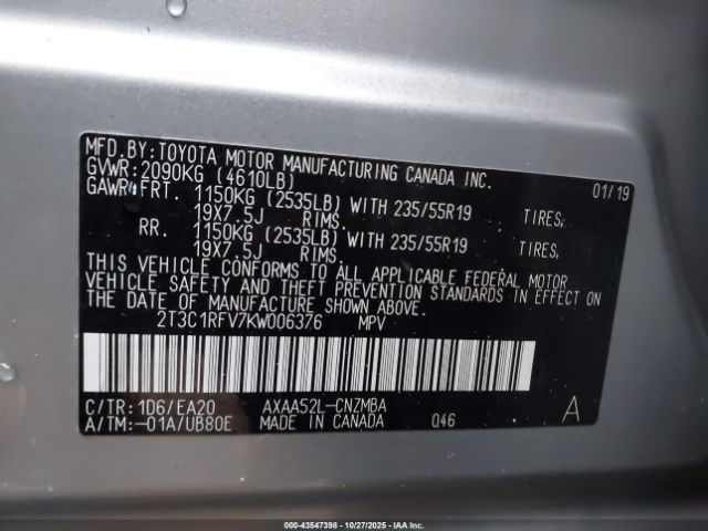 Toyota RAV4 Xle Premium Image 3