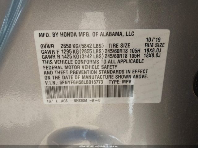 Honda Pilot Awd Ex-l Image 9