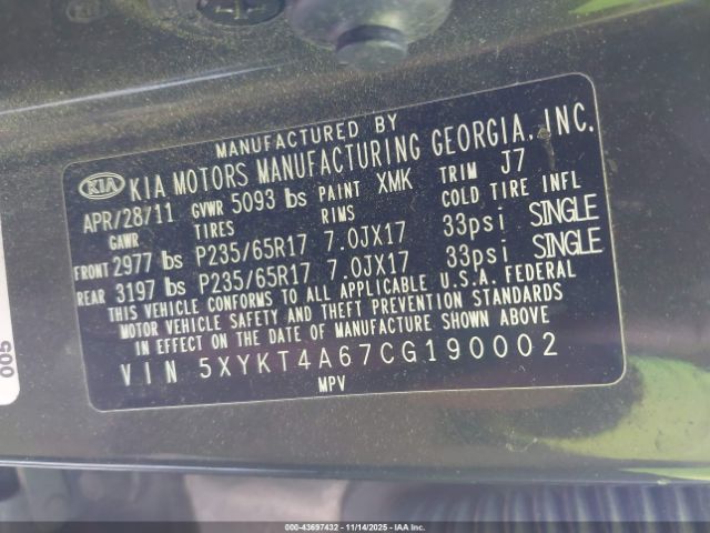 Kia Sorento Lx Image 8