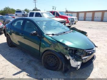 Salvage Toyota Corolla