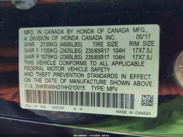 Honda CR-V Lx Image 15