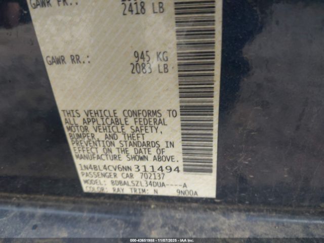 Nissan Altima Sr Fwd Image 13