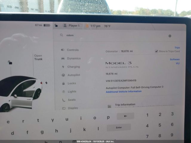 Tesla Model 3 Standard Range Plus Rear-wheel Drive Image 17