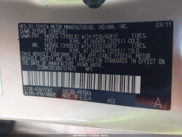 Toyota Sienna Le V6 Image 5