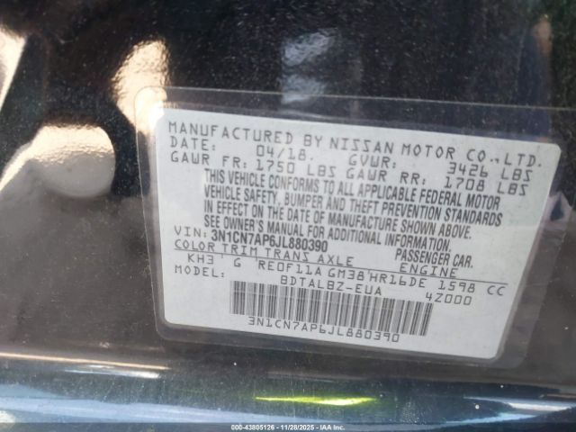 Nissan Versa 1.6 Sv Image 2