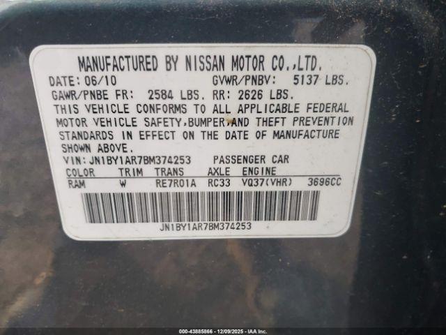 INFINITI M37x Image 8