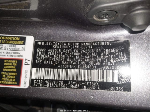 Toyota Camry Se Image 10