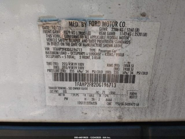 Ford Taurus Limited Image 9