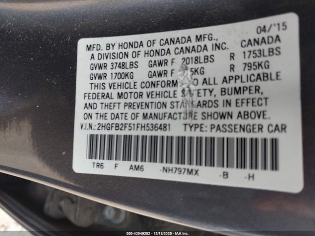 Honda Civic Lx Image 8