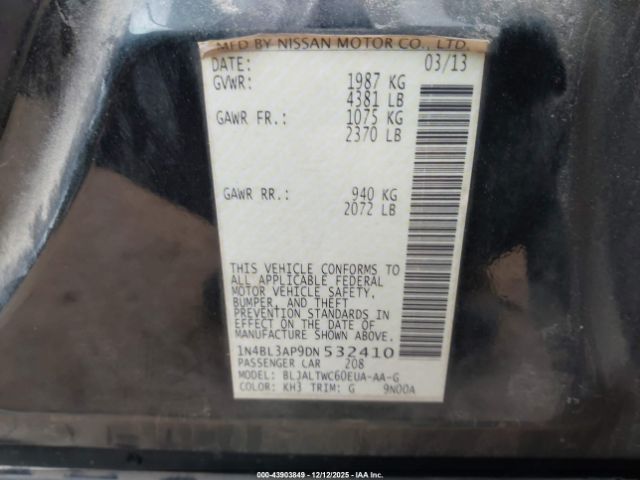 Nissan Altima 3.5 Sv Image 8