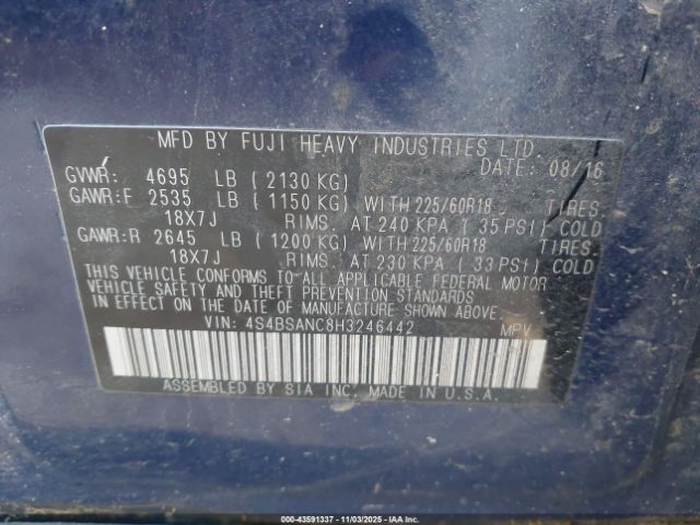 Subaru Outback 2.5i Limited Image 11