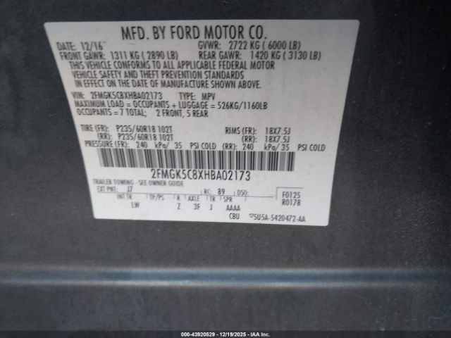 Ford Flex Sel Image 8